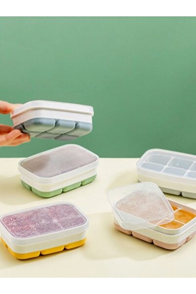 Genel Markalar Küp Buz Kalıbı Kapaklı 6 Hazneli Küp Buz Kalıbı Kokteyl Sunum ...