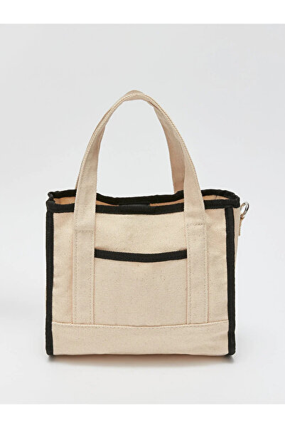 LC Waikiki LCW ACCESSORIES Women's Tote Bag with Pocket Detail