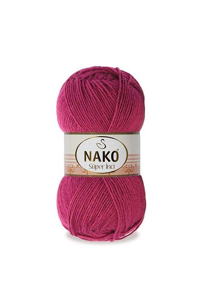 NAKO Super Pearl 2187 - 100 Gr.Bougainvillea Hand Knitting Yarn