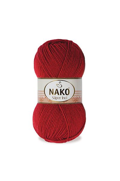NAKO Nako Super Pearl 1175 Κόκκινο - 5 Τεμάχια