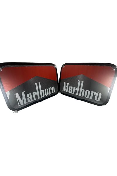TKY 'Marl' Printed Side Glass Curtain Accessory - Suitable for All Cars