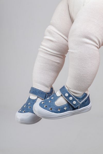 AYAKKABIMOOD Sandale pentru bebelusi albastre pentru baieti