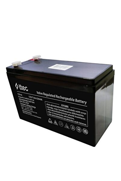 Ttec 12 Volt 7 Amper Snappy Araba Oyuncak Araba Aküsü Pili Batarya 12v 7ah