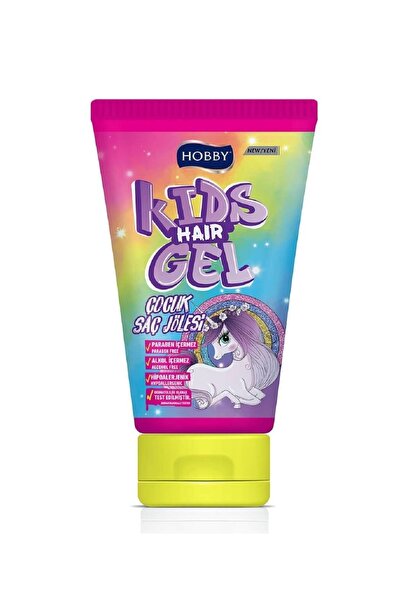 Hobby LONG-LASTİNG UNİCORN KİDS HAİR GEL WİTH 48 HOURS ULTRA STRONG HOLD 150M...