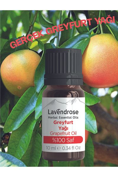 Lavendrose زيت الجريب فروت الطبيعي 100% - زيت عطري للعلاج العطري 10 مل