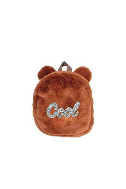 Dolphin Kahverengi Peluş Sırt Çantası (COOL)