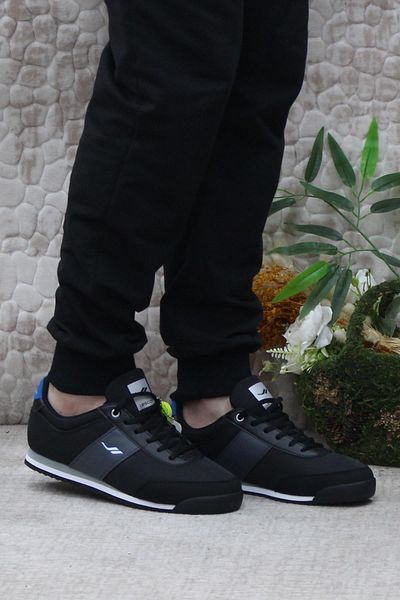 Lescon Pantofi sport pentru bărbați, Flint 2, negri, confortabili, produse originale