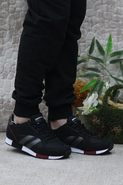 Lescon Boston 5 Black Original Product Sneakers Men's Sports Shoes