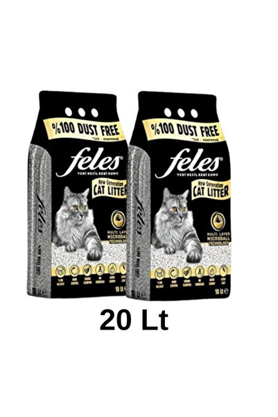 FELES %100 Tozsuz Kedi Kumu 20 Litre
