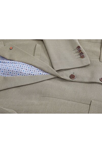 ACTUAL Slim Fit Blazer Single Jacket 7147-4 Beige