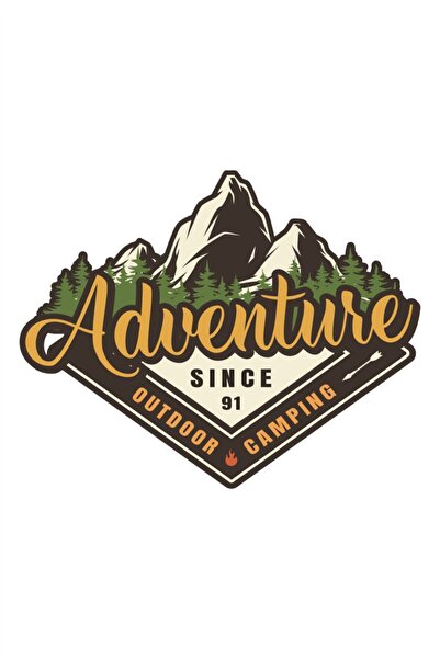 HMNL Off Road Camping Adventure Sticker Off Road Sticker 14 X 11 Cm