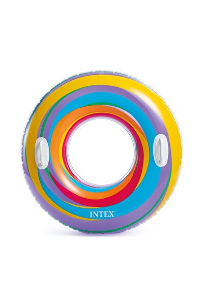 Intex 59256 TUTAMAÇLI GİRDAP DESENLİ SİMİT 91 CM 9+ YAŞ