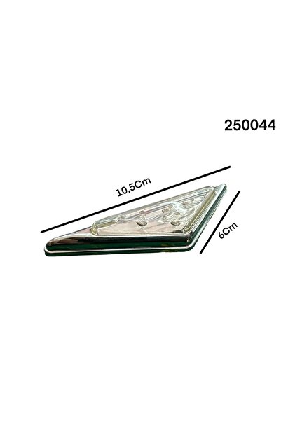 gcstore 2adet  2 Fonksiyonlu Yan Çamurluk Sinyali Ledili 12volt Nikelaj Turun...