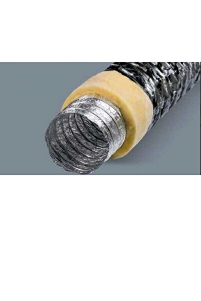 Flexiva Ø152 mm Air Alüminyum Izoleli Flexible Esnek Hava Kanalı - Davlumbaz - Baca - Aspiratör Borusu 10 mt