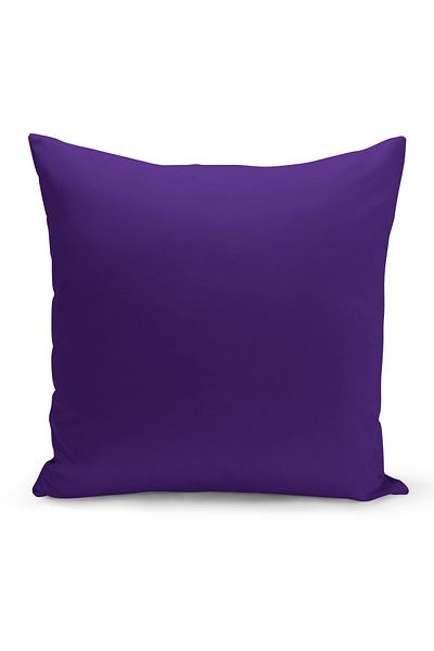 Bertille Home Husă de pernă cu imprimare digitală de culoare solidă