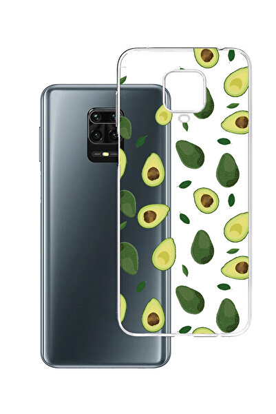 Powerfox Xiaomi Note 9 Pro Uyumlu Baskılı Şeffaf Telefon Kılıfı