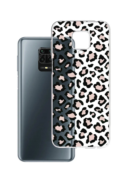 Powerfox Xiaomi Note 9 Pro Uyumlu Baskılı Şeffaf Telefon Kılıfı