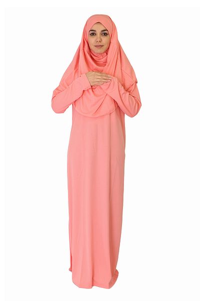 ZEHRANAZ NAMAZ ELBİSESİ BLACK PLAINING DRESS ZIPPERLESS MODEL