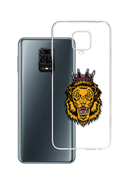 Powerfox Xiaomi Note 9 Pro Uyumlu Baskılı Şeffaf Telefon Kılıfı