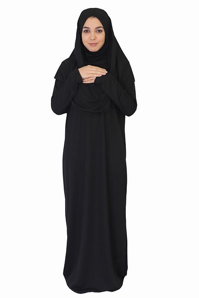 ZEHRANAZ NAMAZ ELBİSESİ ΜΑΥΡΟ ΦΟΡΕΜΑ ΠΡΟΣΕΥΧΗΣ ΜΟΝΤΕΛΟ ΧΩΡΙΣ ΦΕΡΜΟΥΑΡ