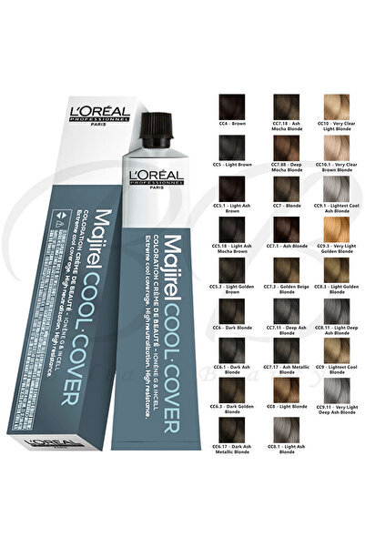 L'oreal Professionnel Loreal Majirel Cool Cover 7.1 Saç Boyası 50 ML (Oksidansız) -3474630575554