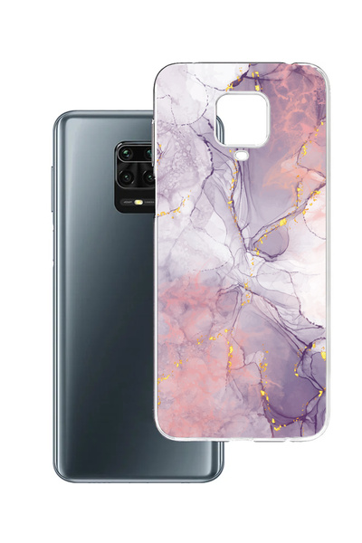 Powerfox Xiaomi Note 9 Pro Uyumlu Baskılı Şeffaf Telefon Kılıfı