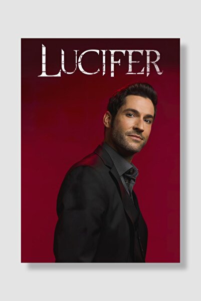 postick Lucifer Dizi Posteri Yüksek Kaliteli Parlak Kuşe Kağıdı
