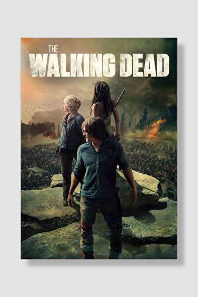postick The Walking Dead Dizi Posteri Yüksek Kaliteli Kalın Parlak Kuşe Kağıdı