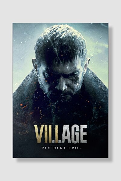 postick Resident Evil Oyun Posteri Kalın Parlak Kuşe Kağıdı