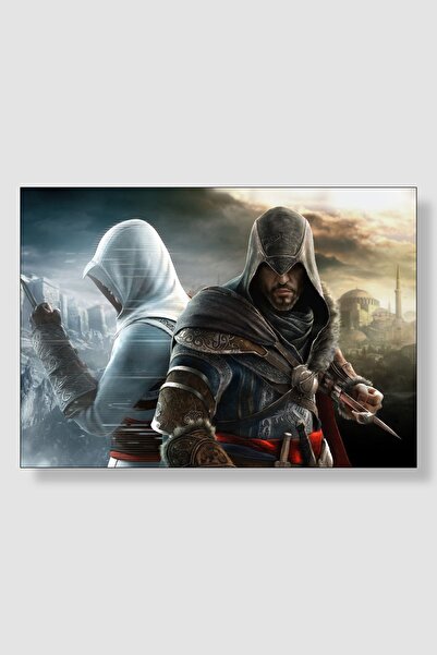 postick Assassin's Creed Oyun Posteri Kalın Parlak Kuşe Kağıdı