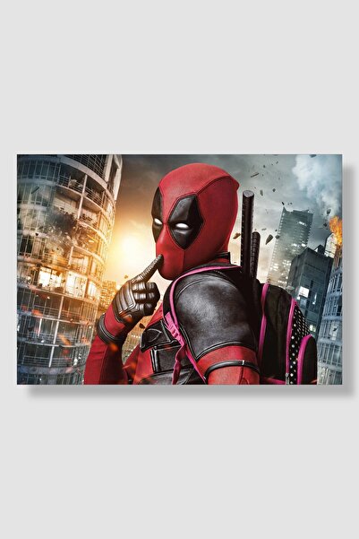 postick Deadpool Film Posteri Yüksek Kaliteli Parlak Kuşe Kağıdı