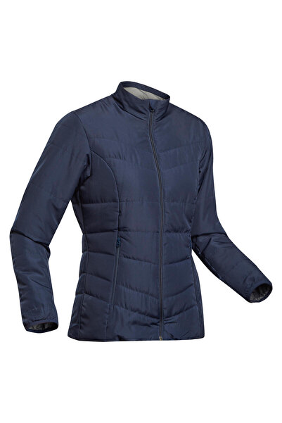 Decathlon Forclaz Kadın Trekking Şişme Montu - Lacivert - Mt50 0°c