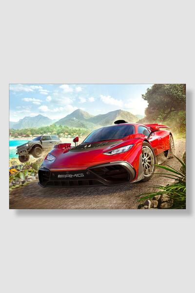 postick Forza Horizon Oyun Posteri Kalın Parlak Kuşe Kağıdı
