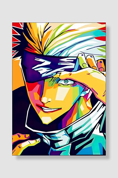 postick Jujutsu Kaisen Anime Posteri Kalın Parlak Kuşe Kağıdı
