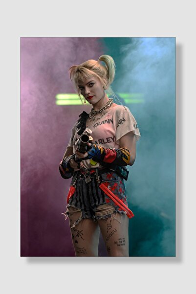 postick Dc Harley Quinn Film Posteri Yüksek Kaliteli Kalın Parlak Kuşe Kağıdı