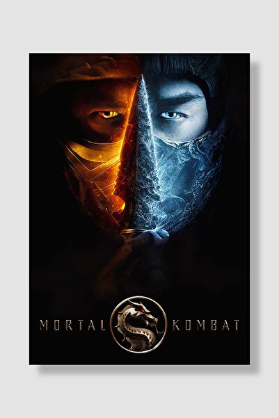 postick Mortal Kombat Film Posteri Yüksek Kaliteli Kalın Parlak Kuşe Kağıdı