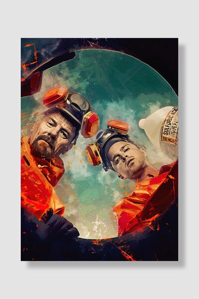 postick Breaking Bad Dizi Posteri Yüksek Kaliteli Kalın Parlak Kuşe Kağıdı
