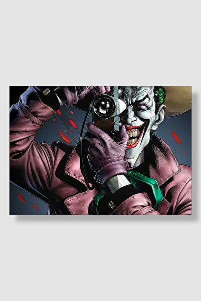 postick Dc Joker | Batman The Killing Joke Çizgi Roman Film Posteri Yüksek Kaliteli Kalın Parlak Kuşe Kağıdı