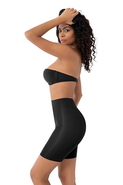 AKLİMA BUTİK Laser Cut Recovery Basen - Non-Marking Black Women's Corset