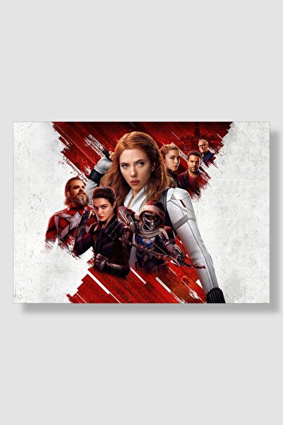postick Marvel Black Widow Film Posteri Yüksek Kaliteli Parlak Kuşe Kağıdı