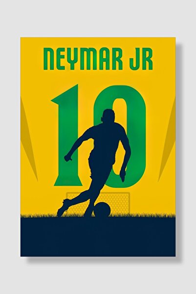 postick Neymar Spor Posteri Kalın Parlak Kuşe Kağıdı