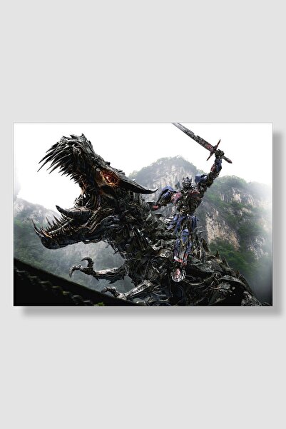 postick Transformers Film Posteri Yüksek Kaliteli Kalın Parlak Kuşe Kağıdı