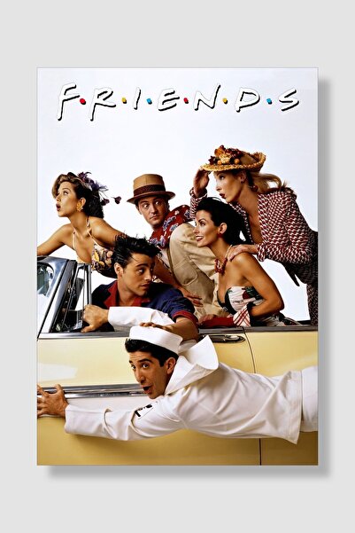 postick Friends Dizi Posteri Yüksek Kaliteli Kalın Parlak Kuşe Kağıdı