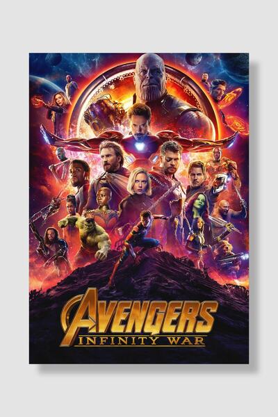 postick Avengers Infinity War | Sonsuzluk Savaşı Film Posteri Yüksek Kaliteli...