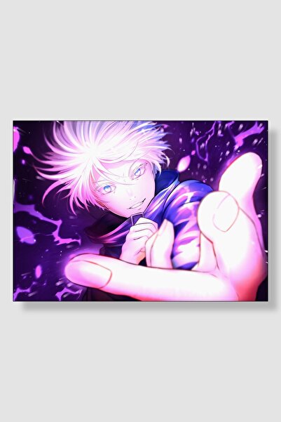 postick Jujutsu Kaisen Anime Posteri Kalın Parlak Kuşe Kağıdı