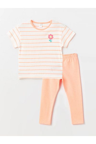 LC Waikiki Baby Girl T-Shirt and Leggings 2-Piece Set