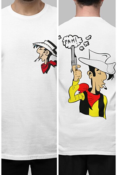 Fuddy Moda Unisex tričko Redkit s potiskem na zádech, tričko s kresleným potiskem