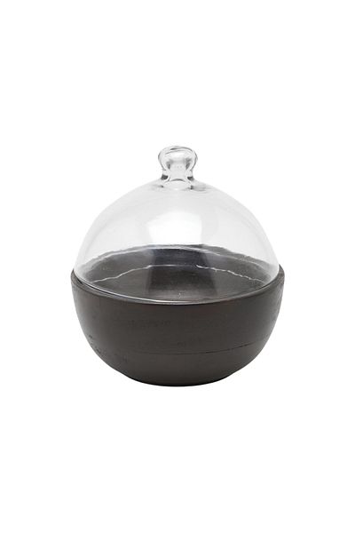 Vakko Wooden Bowl with Glass Lid M400256053