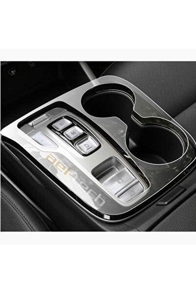 ael-tech لسيارة Hyundai Tucson 2022-2024 بيانو أسود من مادة TPU متوافقة مع زر...