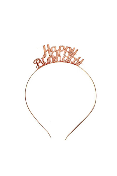 Partimarka Happy Birthday Rose Gold Taç